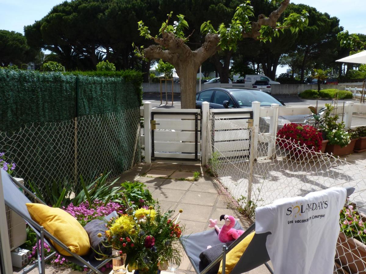 Sol-Y-Days Mathilde, Agreable Appartement En Rez-De-Jardin Avec Parking Et Un Acces Direct A La Plage Le Grau-du-Roi Exteriör bild